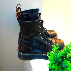 Dr. Marten- Jadon style black boots, size 8